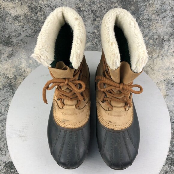 Sorel Women's Size 8 Caribou II Brown Lace-Up Waterproof Sherpa Winter Boots - Picture 3 of 16
